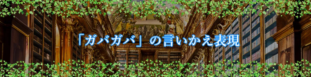 「ガバガバ」の言いかえ表現